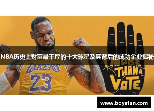 NBA历史上财富最丰厚的十大球星及其背后的成功企业揭秘