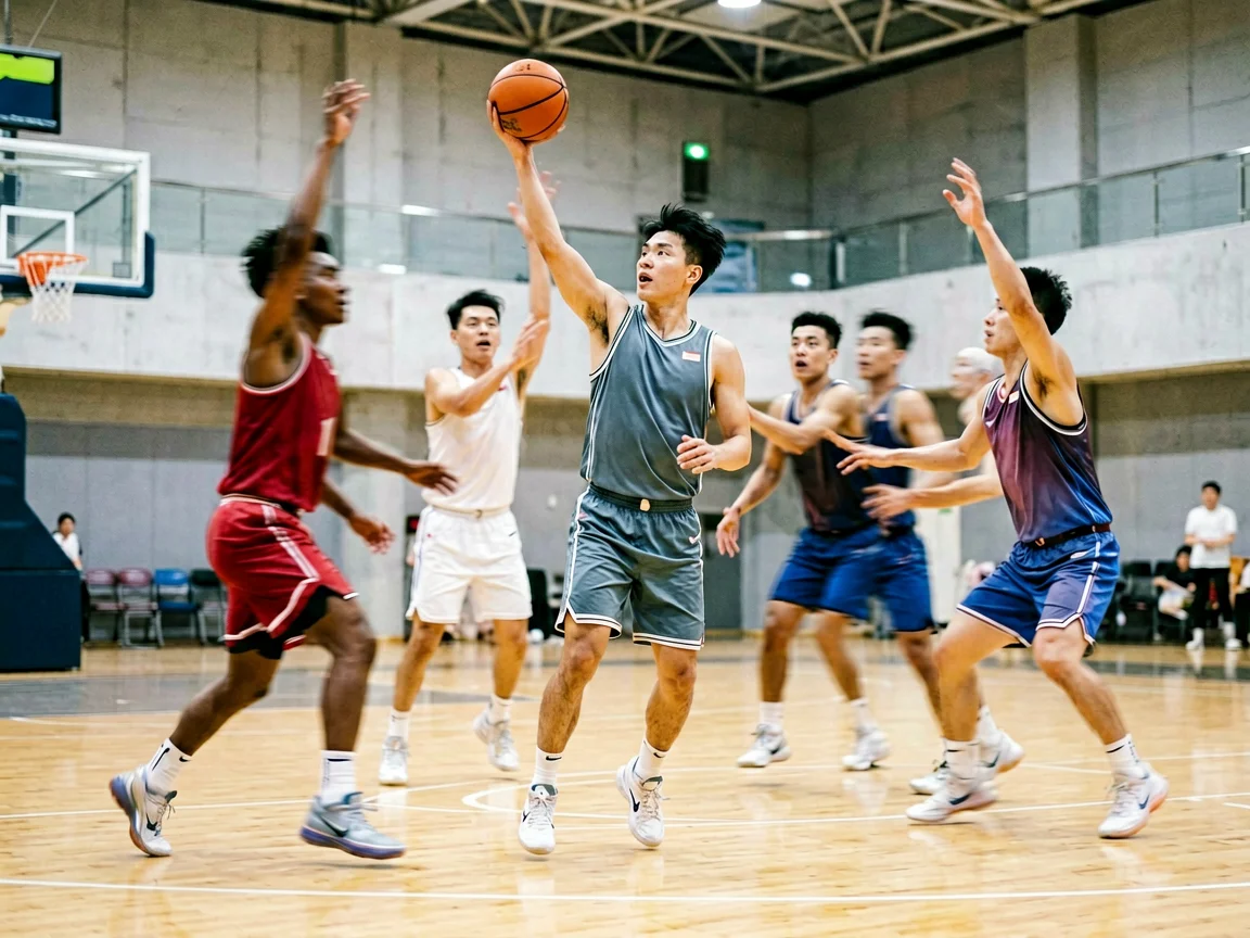 篮球赛场瞬间CBA季后赛战报